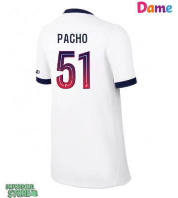 Paris Saint-Germain Willian Pacho #51 Replika Udebanetrøje Dame 2026-27 Kortærmet